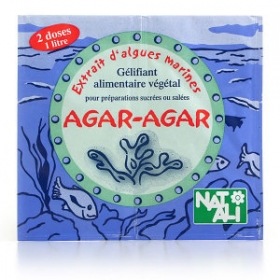Le agar agar peut servir de gélifiant pour votre pana cotta