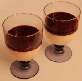 Panacotta servies.